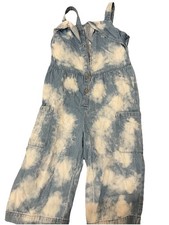 Next Girls jeans Tie Dye Playsuit Jumpsuit 3-4years