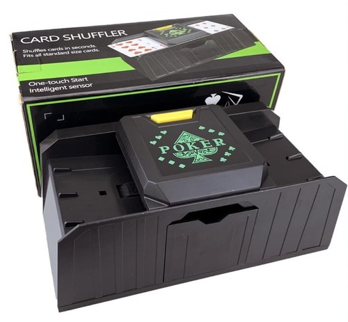 Automatic card shuffler - automatic, for