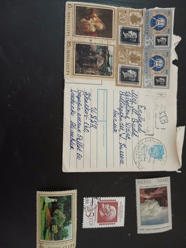 Russian postage stamps - postage,