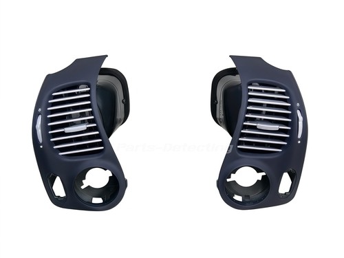 Leather dash air vents - leather,