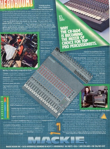 1992 print mackie - 1992, ad