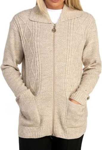 Womens zipper cardigan - zipper,