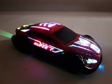 Remote Control Racing Car RC LED Lights Music 1:24 Kids Gift 6+ USB UK
