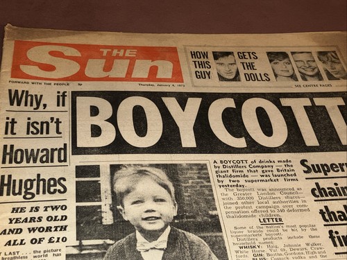 The sun newspaper 1973 - newspaper, page