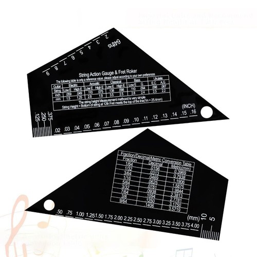 Guitar string action gauge - action,