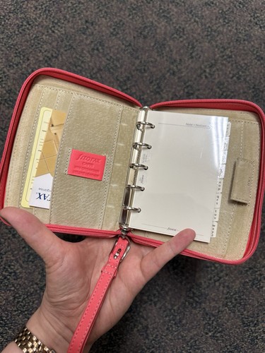 Rare filofax capri mini pink - rare-filofax,