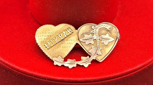 Antique brooch pin gold - brooch,