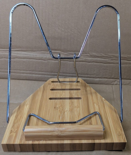 Book stand bamboo adjustable - book,