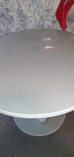 round tempered glass dining