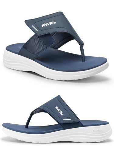 Wide fit flip flop fitville - flip,