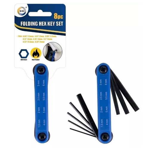 Folding hex key set to - key, 6mm