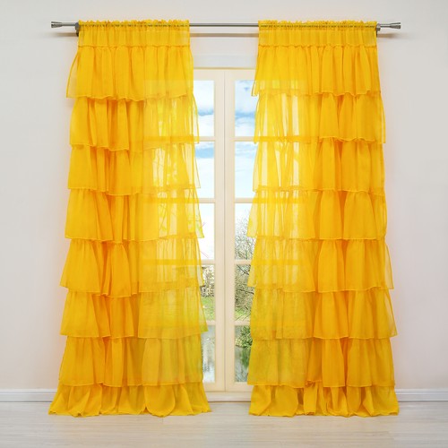 Voile curtains transparent - voile,