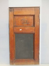 Victorian Wooden Panel Door Pew Cupboard Antique Old Wood Numbered Vintage Wood