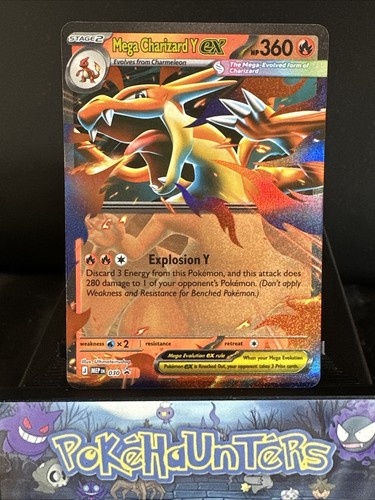 Pokemon card mega charizard - mega, y