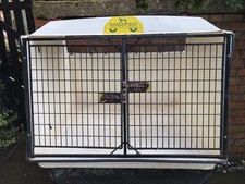 Lintran White Dog Transit Box Large Cage for Pets.