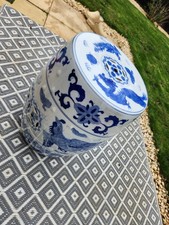 Old Chinese Ceramic Stool.