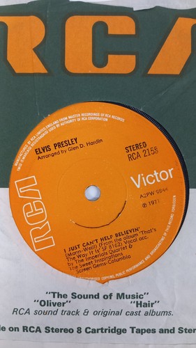 Elvis presley just can - "i, can't