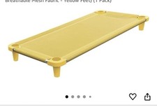 2 Nap Cots for Kids, Portable Toddler Child Bed, Stackable, Easy Assembly