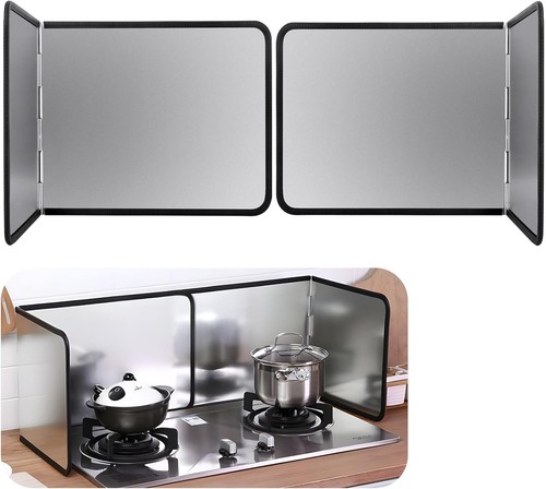 Stove splatter guard foldable - stove,