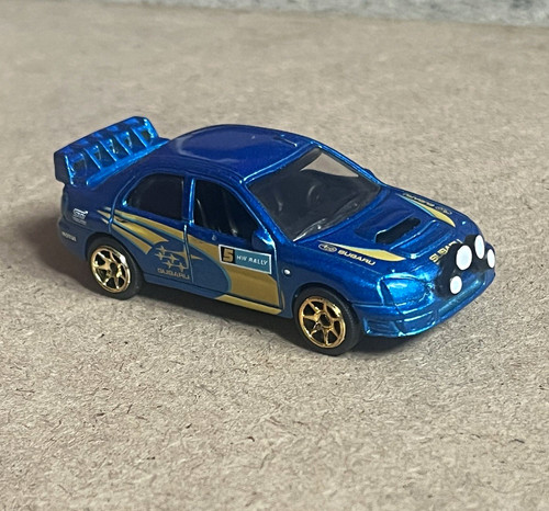 Hotwheels subaru impreza rally - hotwheels,