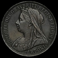 1897 Queen Victoria Veiled