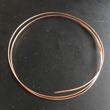 Pure Copper Wire 1mm thick gauge recycled electrical wire 1.5m for art crafts