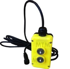 2 Button Pendant Control suit Crane Hoist Winch Tailgate Tail Lift Loader Remote