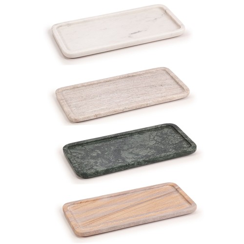 Decorative marble serving tray - decorative,