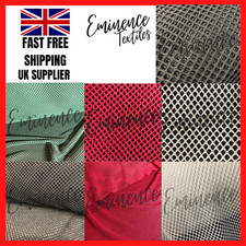 FISH NET AIRTEX MESH FABRIC POLYESTER STRETCH MATERIAL LINING QUALITY 150CM WIDE