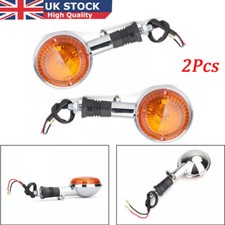 2PCS Turn Signal Indicator Blinker Amber Light For Yamaha XV535 XV920 Virago