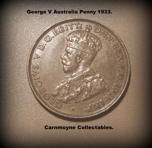 George australia penny - george, v