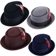 Mens Pork Pie Wools Hats