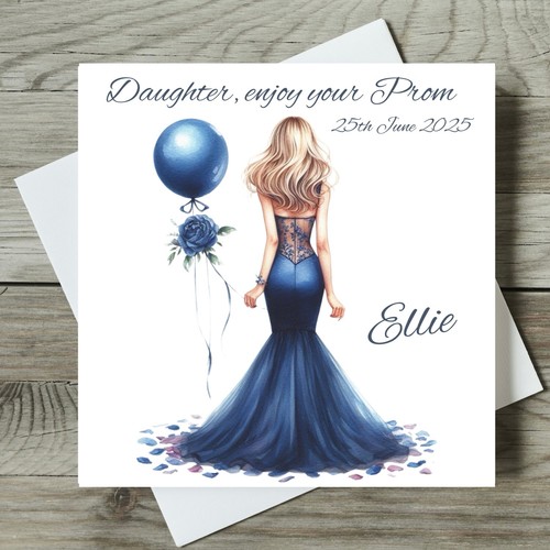 Personalised prom card any - card,