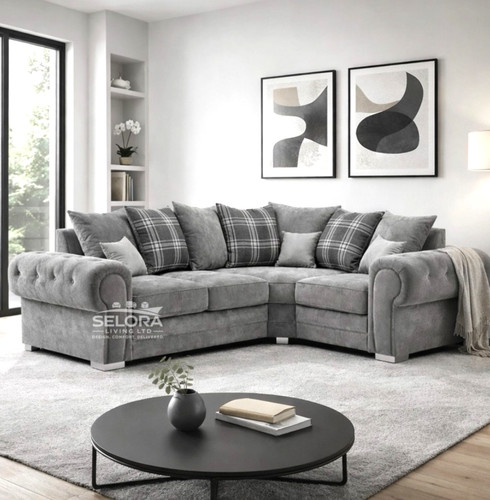 Verona grey corner sofa - verona,