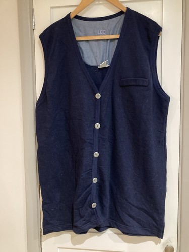 Men blue sleeveless - men’s,