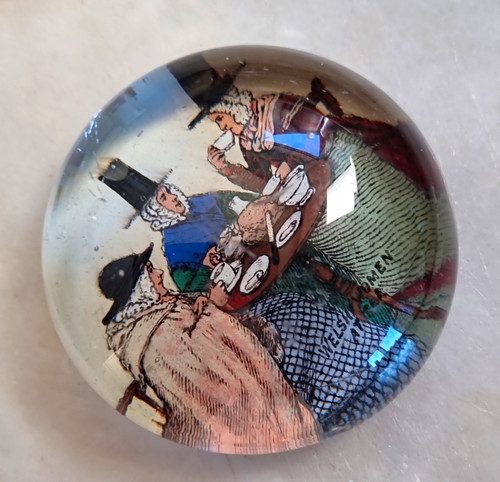 Glass dome paperweight - dome,