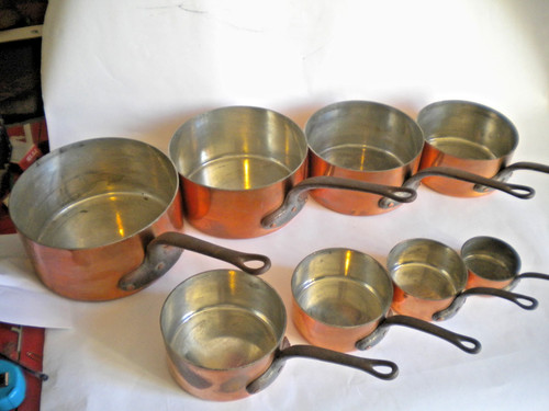 Vintage french copper - french, pots