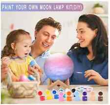 Paint Your Own Moon Lamp Kit, Cool Gifts DIY 3D Space Moon Night Light,