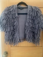 Warehouse loopy cropped jacket
