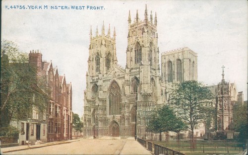 York minster 1914 photochrom - minster;1914;,