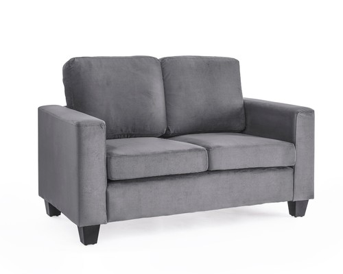 Seater velvet fabric sofa - 2,