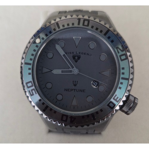 Swiss legend neptune mens grey - neptune,