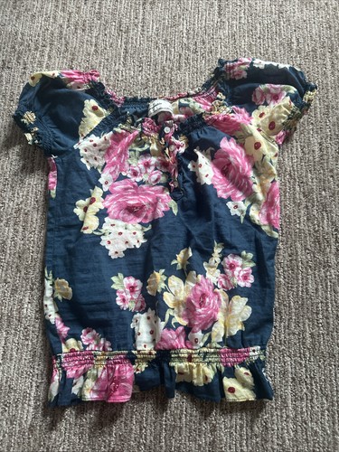 Abercrombie floral peasant top - floral,