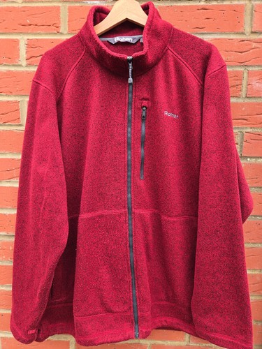 Rohan red marl - full-zip, fleece