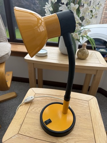 Vintage orange spot lamp light - lamp,