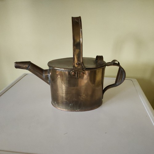 Vintage brass watering can - brass,