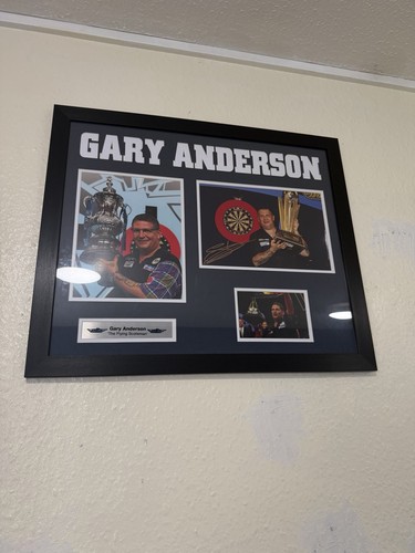 Gary anderson signed triple - gary,