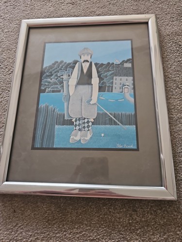 Peter heard golfer print - heard, &