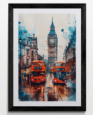 London Red Bus Cityscape