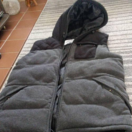 Indo men hooded body warmer - indo,